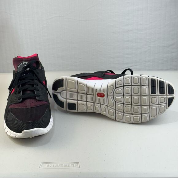 Nike Air Huarache Free Run “Bred” Black Mahogany Sneakers Men’s Size 9 EUR 42.5 main image 7